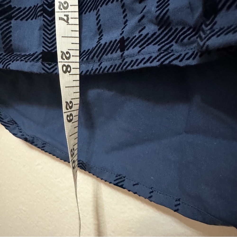 NWT Tommy Bahama Flock This Way Navy Blue Textured Long Sleeve Button Up Small - Picture 9 of 9